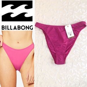 🆕 Billabong Womens Bikini Bottom XXL 16 Pink Sol Searcher Havana Skimpy Swim